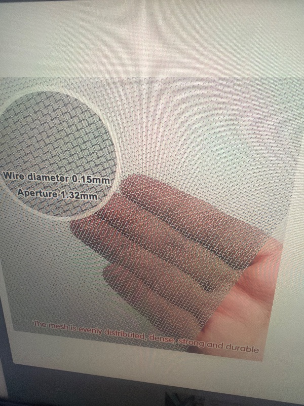 Photo 1 of 304 Stainless Steel Woven Wire Mesh,16 Mesh Woven Wire Mesh,Stainless Steel Window Screen,Mosquito Net