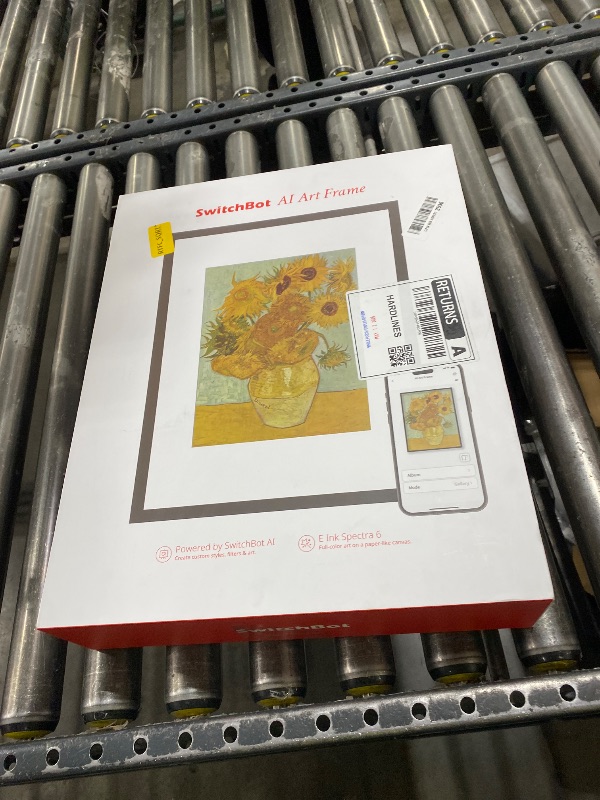 Photo 1 of SwitchBot AI Art Frame 13.3'', Electronic Ink Picture Frame, Wireless Digital Photo Frame, Long Battery Life, Alexa Compatible, Wall Decoration, Home Décor, AI-Generated Art, Gift for Art Lovers