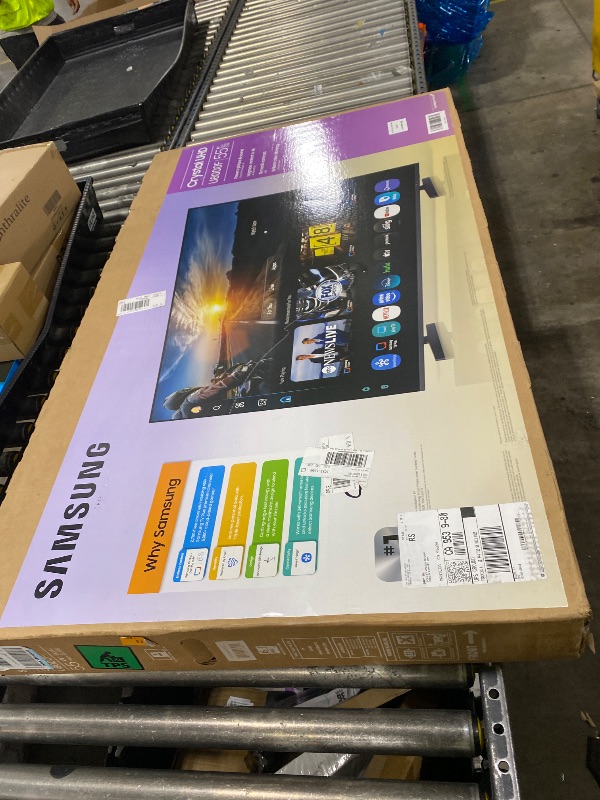 Photo 1 of Samsung 55-Inch Class Crystal UHD U8000F 4K Smart TV (2025 Model) Endless Free Content, Crystal Processor 4K, MetalStream Design, Knox Security, Compatible with Alexa