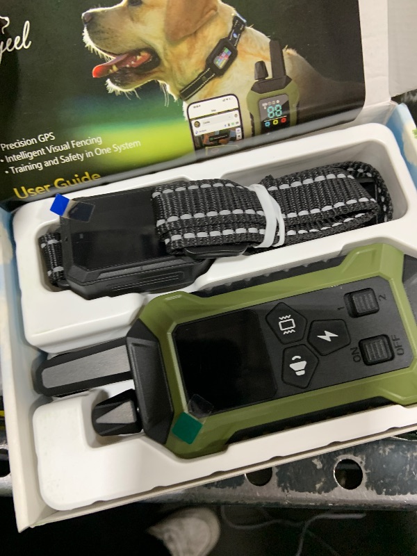 Photo 1 of Lilyeel GPS Wireless Dog Collar Fence System - No Monthly Fee App Control, Custom Polygon Boundary & Remote Training, Free Phone Tracker for Up to 5 Pets, Virtual Electric Fence for Dogs, Black