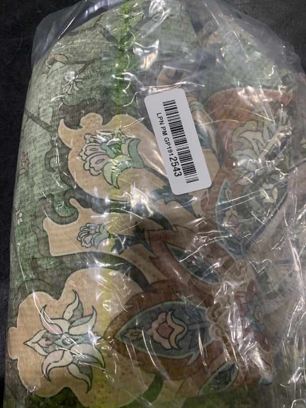 Photo 1 of Snugglesinto Reversible Dog Bed Cover with Waterproof Lining, Water Resistant Slipcover Furniture Protector and Pet Blanket, Washable Couch Cover for Kids, Dogs, Pets.(Green Floral/Beige,30"x70")