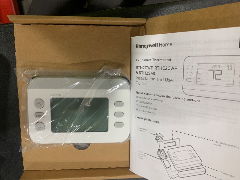 Photo 1 of New! Honeywell Home Smart Thermostat, Conventional/Heat Pump Compatibility, WiFi Thermostat for Home, X2S, Gray