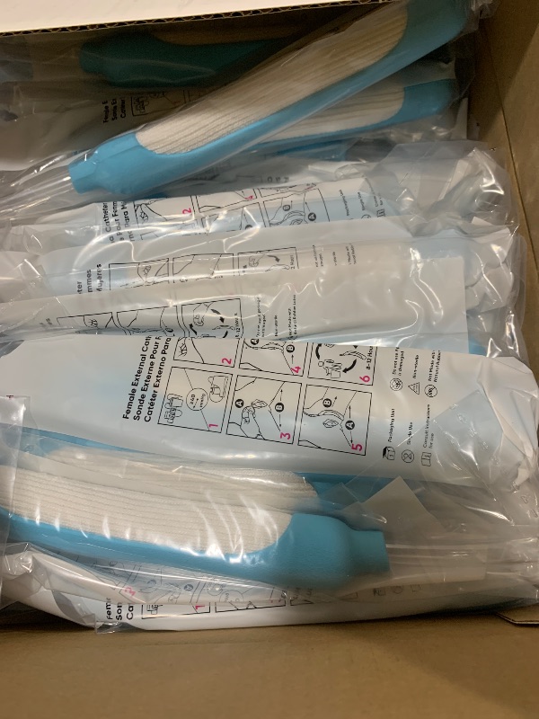 Photo 1 of Female External Catheter, Soft Secure Fit, Non-Invasive Design, Support for Most Suction Systems - Case of 30 Units