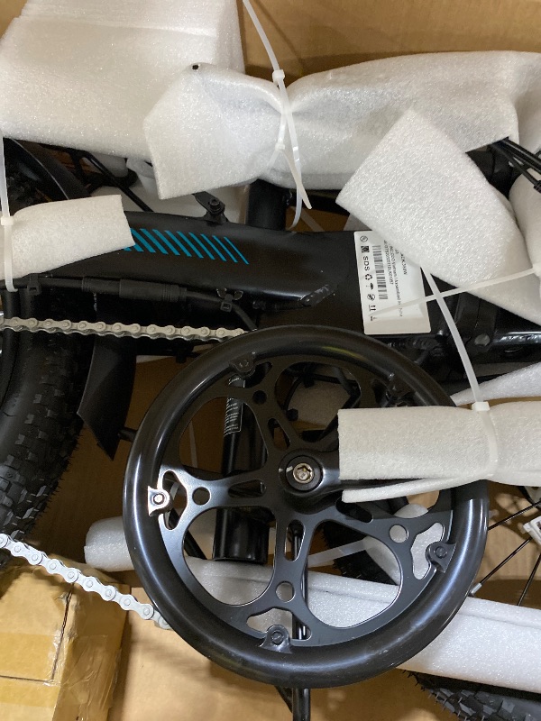 Photo 1 of Gotrax R1 20" Folding Electric Bike with 40 Miles Range by 48V Battery, 20Mph Power by 350W, Weighs Only 45lbs, LCD Display & 5 Pedal-Assist Levels, Suitable for Leisure Riding&Commuting Black
