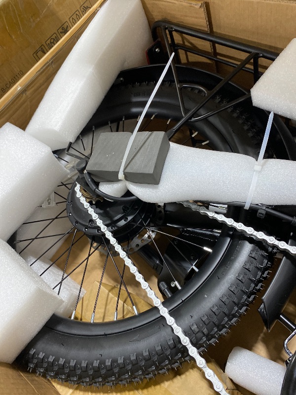 Photo 1 of Gotrax R1 20" Folding Electric Bike with 40 Miles Range by 48V Battery, 20Mph Power by 350W, Weighs Only 45lbs, LCD Display & 5 Pedal-Assist Levels, Suitable for Leisure Riding&Commuting Black