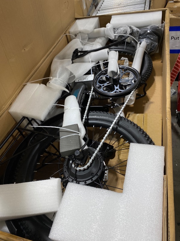 Photo 1 of Gotrax R1 20" Folding Electric Bike with 40 Miles Range by 48V Battery, 20Mph Power by 350W, Weighs Only 45lbs, LCD Display & 5 Pedal-Assist Levels, Suitable for Leisure Riding&Commuting Black