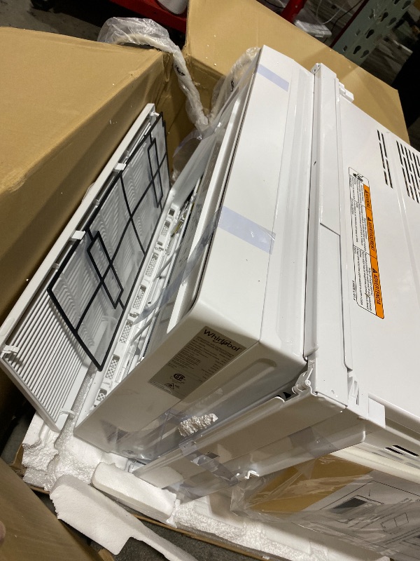 Photo 1 of Whirlpool 15,000 BTU Window Mounted Inverter Air Conditioner with Quiet, High Efficiency Operation and Remote, Window AC Unit for Apartment, Living Room, Bedroom, Large Rooms up to 700 Square Feet