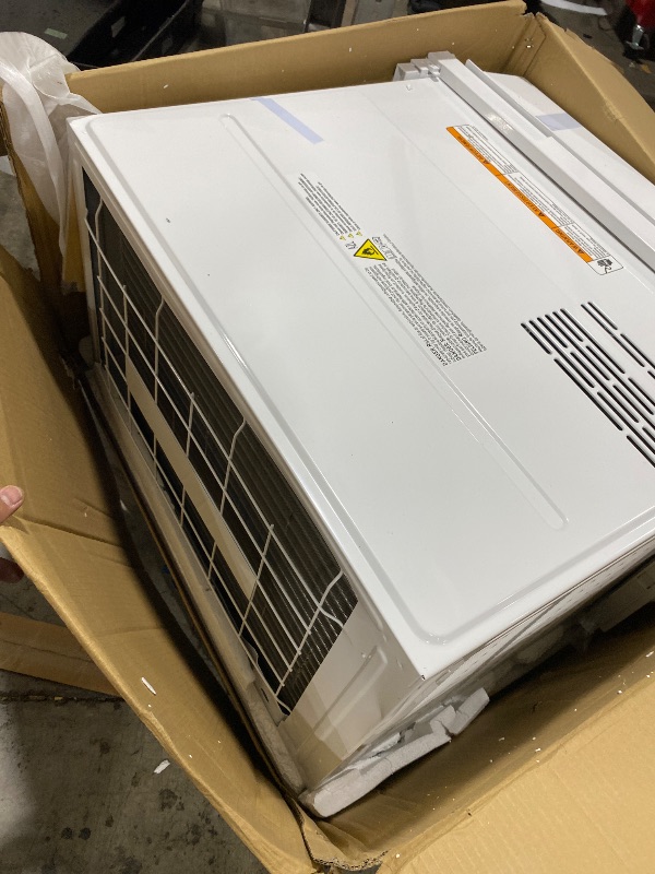Photo 1 of Whirlpool 15,000 BTU Window Mounted Inverter Air Conditioner with Quiet, High Efficiency Operation and Remote, Window AC Unit for Apartment, Living Room, Bedroom, Large Rooms up to 700 Square Feet
