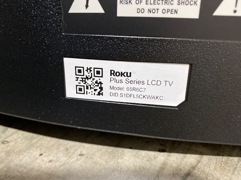 Photo 1 of Roku Smart TV – 65-Inch Plus Series, Mini-LED TV – RokuTV with Enhanced Voice Remote – Flat Screen 4K QLED Television with Dolby Vision & Wi-Fi for Streaming Live Local News, Sports
