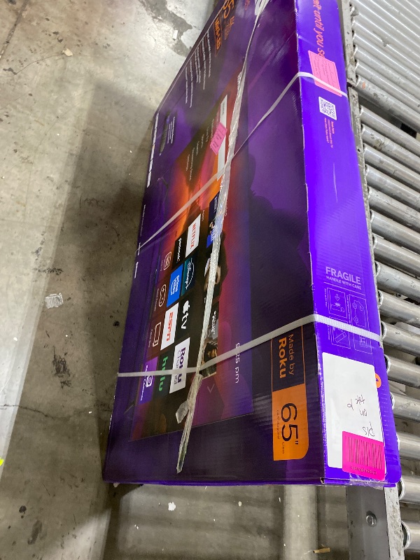 Photo 1 of Roku Smart TV – 65-Inch Plus Series, Mini-LED TV – RokuTV with Enhanced Voice Remote – Flat Screen 4K QLED Television with Dolby Vision & Wi-Fi for Streaming Live Local News, Sports