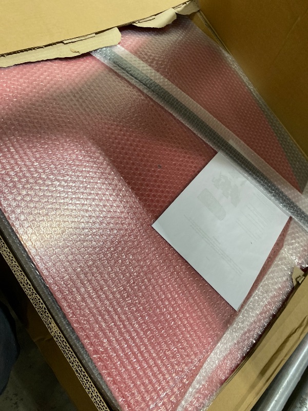 Photo 1 of CZDONGY Red Tractor Canopy for ROPS 53-3/8" x 53-3/8" Non-Fading High-Density Thermoplastic and Heavy-Duty Mounting Brackets Canopy Roof for Tractor and Mowers (Adds About 4" to Tractor Height)