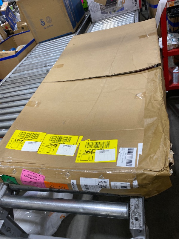 Photo 1 of CZDONGY Red Tractor Canopy for ROPS 53-3/8" x 53-3/8" Non-Fading High-Density Thermoplastic and Heavy-Duty Mounting Brackets Canopy Roof for Tractor and Mowers (Adds About 4" to Tractor Height)