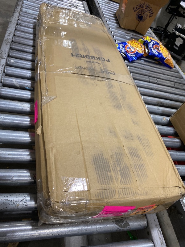 Photo 1 of Car Vehicle Curbside Driveway Ramp - 4ft Heavy Duty Rubber Threshold Bridge Track Curb Ramp, for Loading Dock, Garage, Sidewalk, Truck, Scooter, Bike, Motorcycle, Wheelchair Mobility - Pyle PCRBDR21