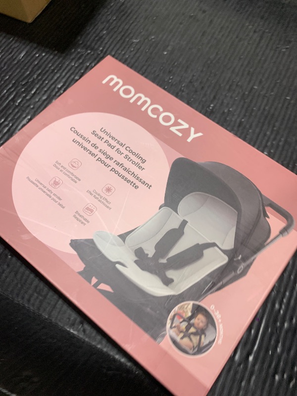 Photo 1 of Momcozy Stroller Cooling Pad | Detachable 2-Piece Cooling Cushion | Universal Soft Cooler Pad, Breathable & Adjustable Car Seat Liner | Fits Strollers, Car Seat, Swing, High Chair, Bassinet