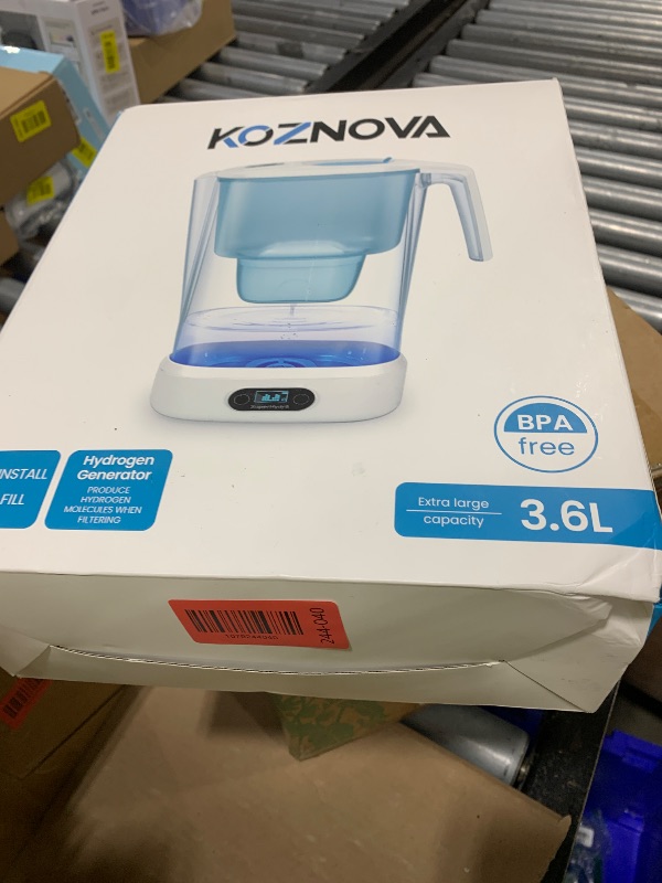 Photo 1 of Hydrogen Water Filter Pitcher - BPA Free Rich Hydrogen Water Generator Electrolysis Jug with SPE/PEM. Removes 99% of Lead, Microplastics, PFAS & Chlorine – Advanced UltraFiltration Technology