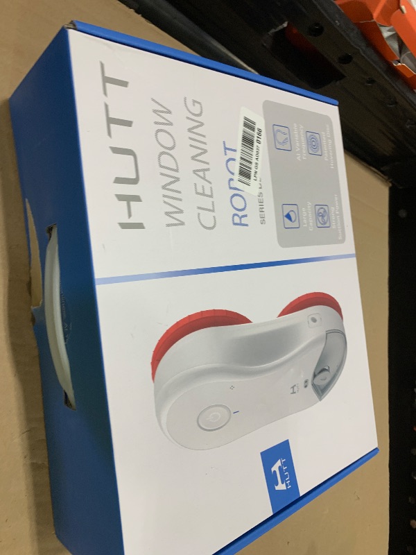 Photo 1 of HUTT S55 Pro Window Cleaning Robot, 3D Floating Pads, Up to 6500Pa Suction, HydroJet Pump Spray, SLAM 4.0 Navigation, 80ml Water Tank, 6 x Cloths,Perfect for High-Rise Windows, Tiles and Glass