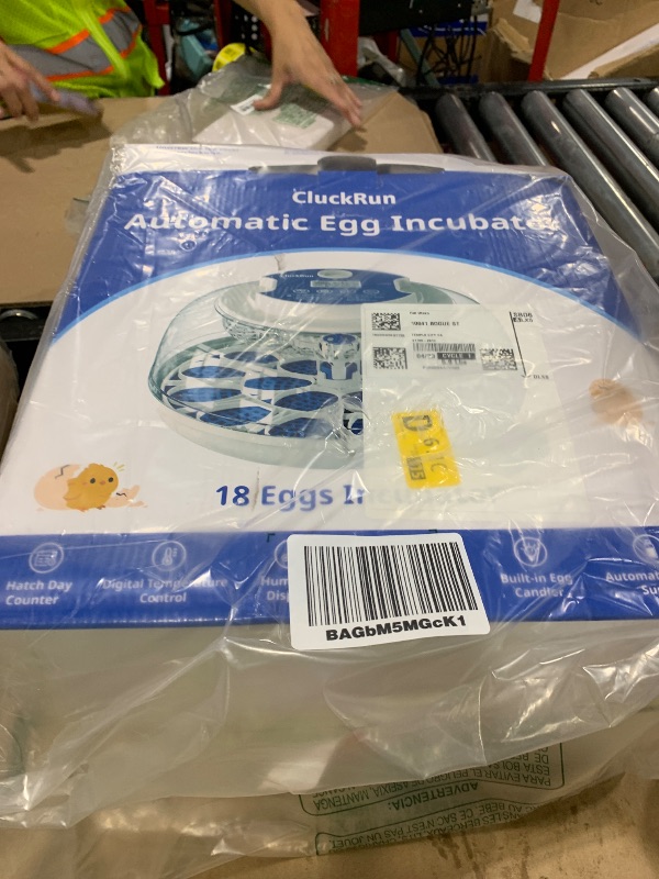 View 2 of 18 Egg Incubators for Hatching Eggs, Incubation Day Display, 2 Egg Trays, Automatic Egg Turning, Built-in Egg Candler, Auto Refill, Adjustable Air Vent, for Chicken, Quail, Duck, Turkey & Goose Eggs