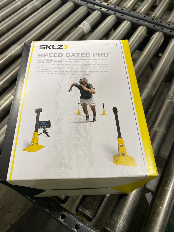 Photo 1 of Speed Gates Pro – Electronic Sprint Timing System with Radio Frequency Sensors, LED Timer, and Carry Bag – 40 Yard Dash Timer and Agility Training Equipment