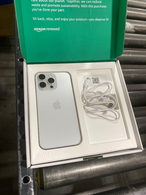 Photo 1 of Apple iPhone (Renewed Premium) 15 Pro Max, 512GB, White Titanium - Unlocked