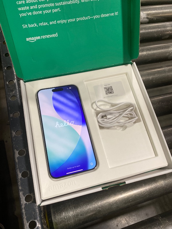 Photo 1 of Apple iPhone (Renewed Premium) 15 Pro Max, 512GB, White Titanium - Unlocked