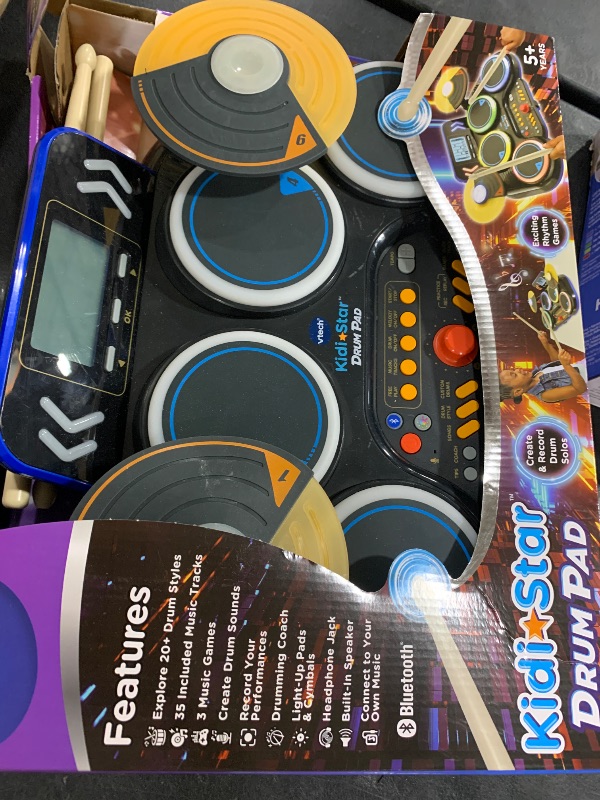 Photo 1 of VTech Kidi Star Drum Pad, Black
