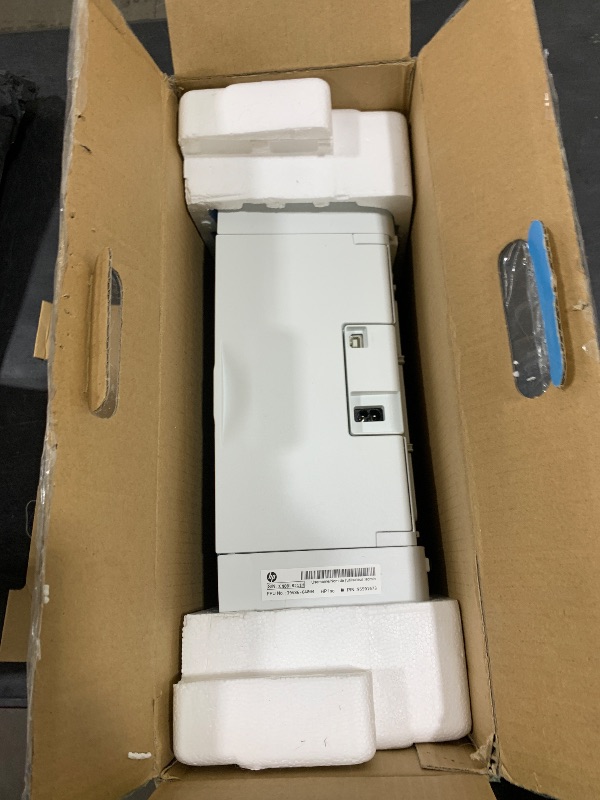 Photo 1 of HP DeskJet 3755 Compact All-in-One Wireless Printer, Instant Ink, Works with Alexa - Blue Accent (J9V90A)