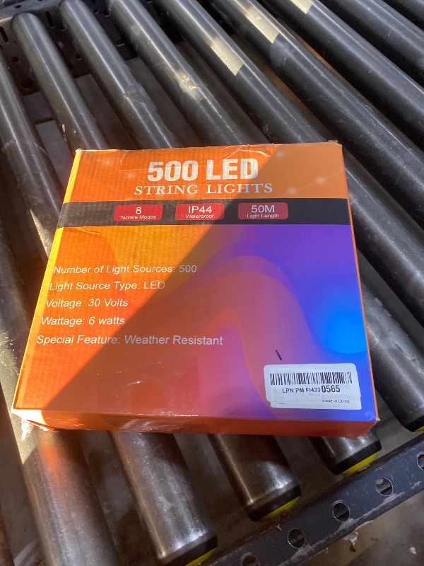 Photo 1 of weillsnow 164FT 500 LED Halloween Lights, 8 Modes Waterproof Plug in String Lights for Halloween Indoor Outdoor Yard Party Wedding Garden Home Decorations (Purple & Orange)