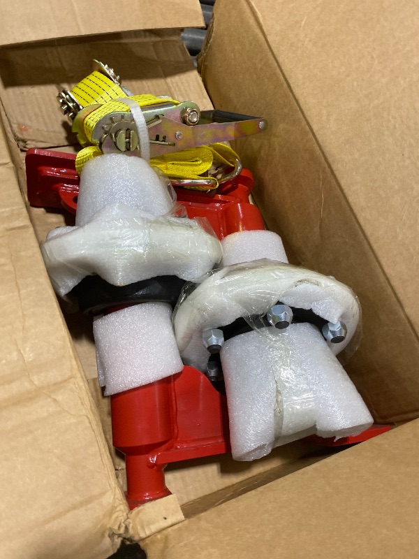 Photo 1 of 2Pack Shipping Container Wheels 6-Lug Wheels kit|Shipping Container Axles with Ratchet Tie Down-Moves 20ft.-40ft. Shipping Container |Shipping Container Accessories