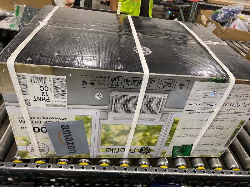 Photo 1 of GE Profile ClearView Inverter Window Air Conditioner Unit, 12,200 BTU, Energy Efficient Cooling up to 550 sq ft., Ultra Quiet, SMART Home Capable, Includes Remote, White