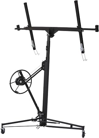 Photo 1 of Drywall Lift Panel 13' Lift Drywall Panel Hoist Jack Lifter,Black
