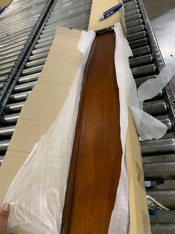 Photo 1 of Ashley Furniture Signature Design - Alisdair California King Sleigh Rails - Component Piece - Dark Brown