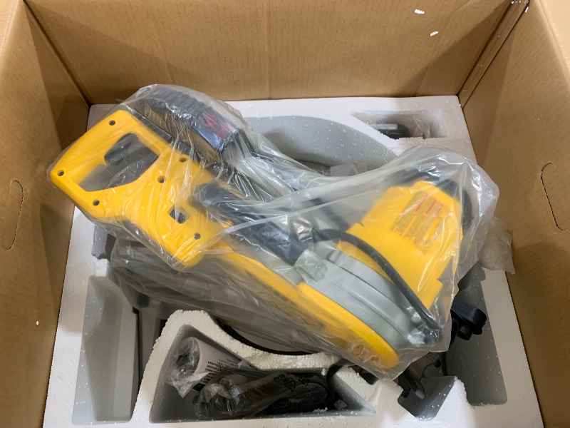 Photo 1 of DEWALT Miter Saw, 12-Inch, Double Bevel, Compound, XPS Cutline, 15-Amp (DWS716XPS)