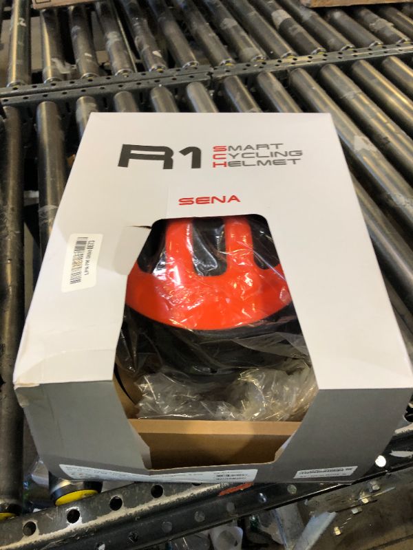 Photo 1 of Sena R1 Smart Cycling Helmet (Electric Tangerine, Small)