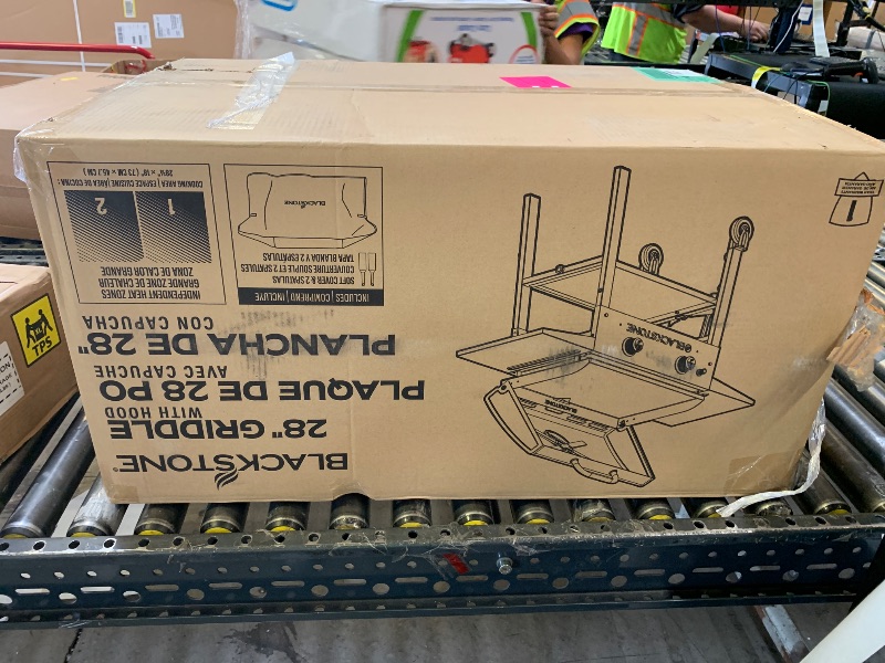 View 2 of Blackstone 2450AZ 28" Omnivore Griddle with Hood Bundle