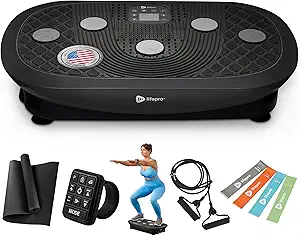 Photo 1 of Lifepro 4D Vibration Plate Exercise Machine — Triple Motor, 7 Presets, 60 Speeds Rumblex Plus/Pro Vibrating Platform with Wrist Remote — Whole Body Shaker Vibration Plate for Lymphatic Drainage