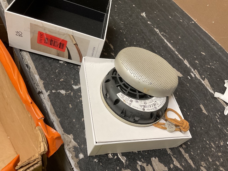 Photo 1 of Bang & Olufsen Beosound A1 (2nd Generation) Wireless Portable Waterproof Bluetooth Speaker with Microphone, Gold Tone