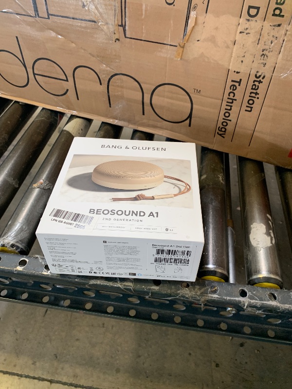 Photo 1 of Bang & Olufsen Beosound A1 (2nd Generation) Wireless Portable Waterproof Bluetooth Speaker with Microphone, Gold Tone