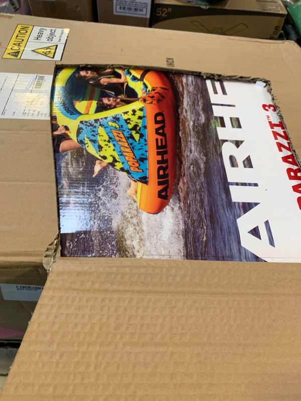 Photo 1 of AIRHEAD Sportsstuff Poparazzi 3, 1-3 Rider Towable Tube for Boating,