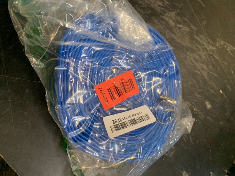 Photo 1 of 1 Inch Backwash Hose - 25Ft Heavy Duty Flat Discharge, Weather & Burst Resistant, Best Hose for Inground Pools & Pool Filter/Drain