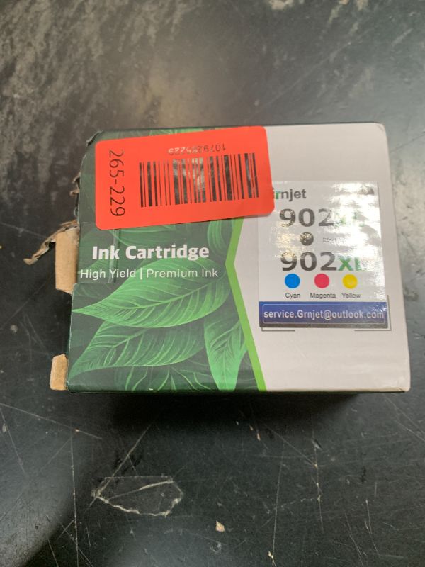 Photo 1 of 902XL Ink Cartridges Compatible for HP 902 Ink Cartridges Combo Pack Work with HP Printer OfficeJet Pro 6978 6968 6960 6958 6970 6975 6950 Printer Ink Black Color Cyan Magenta Yellow 902 Ink (4 Pack)