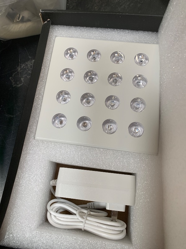Photo 1 of Red Light Therapy for Body Panel, FSA&HSA Eligible, 16?LED 6 Wavelengths (630?nm, 660?nm, 810?nm, 830nm, 850?nm, 940?nm) Near?Infrared Light Therapy Device, Ease Discomfort and Revitalize Skin(White)