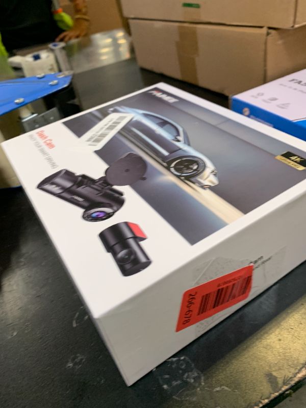 Photo 1 of 4K+2K+2K 3 Channel Dash Cam Front and Rear, 128GB Card Included, Dash Camera for Cars 5.8G/2.4G Dual Wifi, Built-in GPS, Night Vision, WDR, 170°Wide Angle, G-Sensor Emergency Lock, 24H Parking Monitor