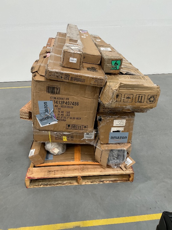 Photo 1 of Nellis Pallet of XL Items: As-Is | See Notes for Details