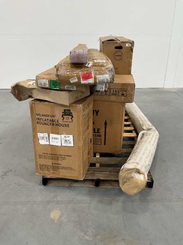 Photo 1 of Nellis Pallet of XL Items: As-Is | See Notes for Details