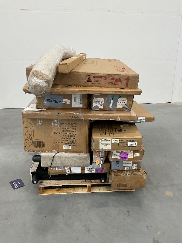 Photo 1 of Nellis Pallet of XL Items: As-Is | See Notes for Details
