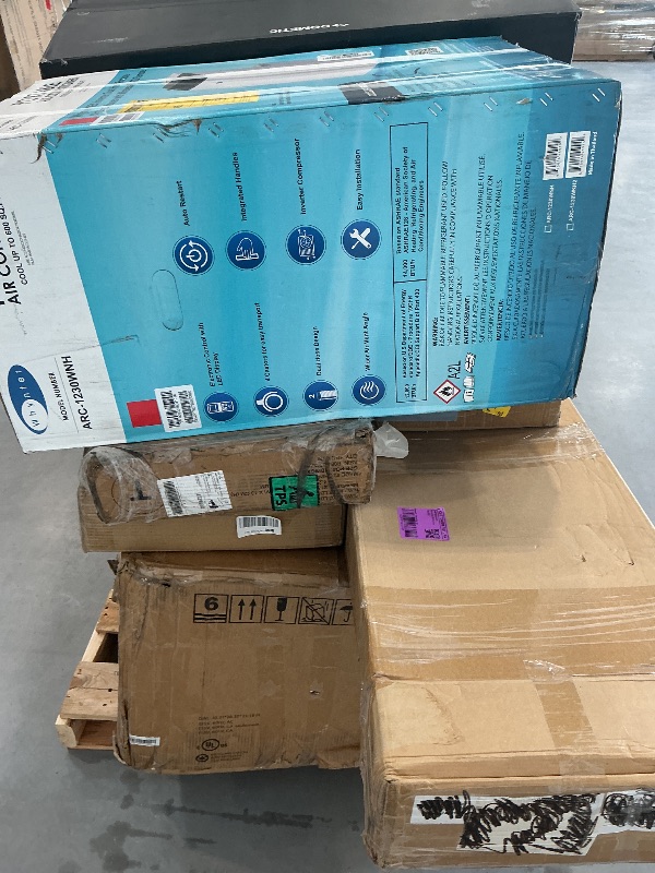 Photo 1 of Nellis XL Pallet: Refrigerators, Air Conditioners, Portable (+8 more)