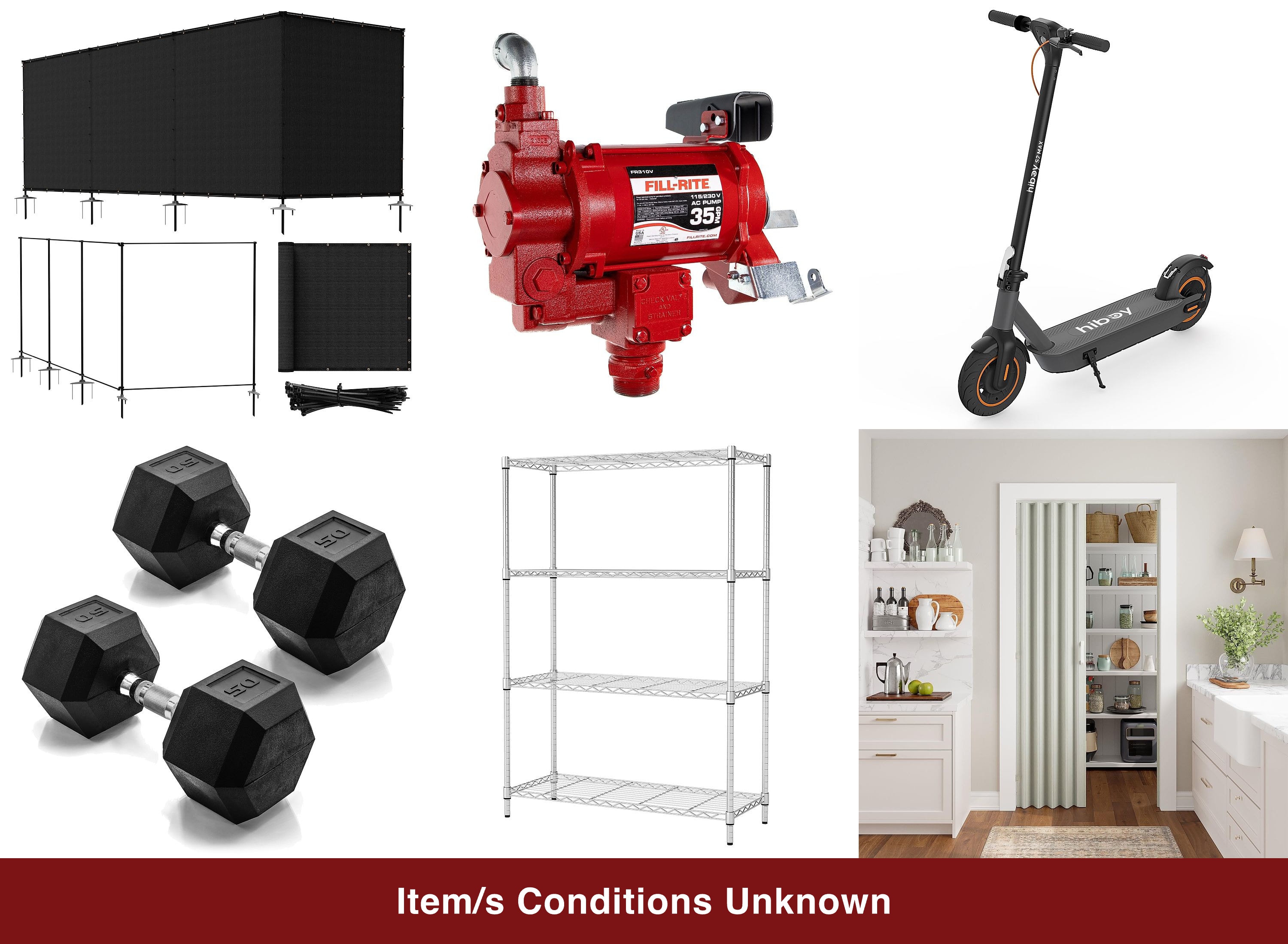 View 4 of Nellis XL Pallet: Rotary Vane Pumps, Air Conditioners, Electric Scooters (+7 more)