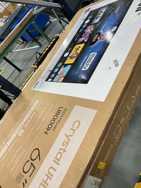 Photo 1 of Samsung 65-Inch Crystal UHD 4K Smart TV (2026 Model)