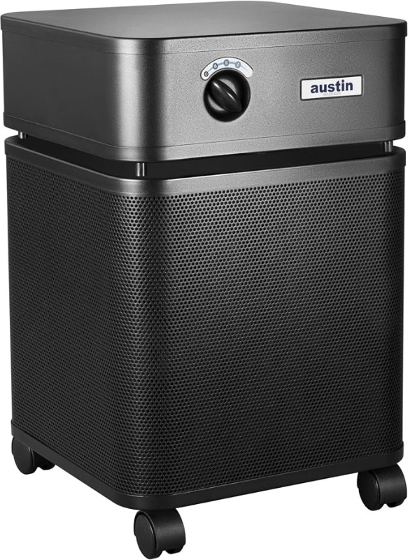 Photo 1 of Austin Air HealthMate Plus Air Purifier, Black, Model B450
4 Stage Filtration, Activated Carbon And Zeolite, Covers Up To 1,500 sq ft, Quiet, 5 Year Filter Life