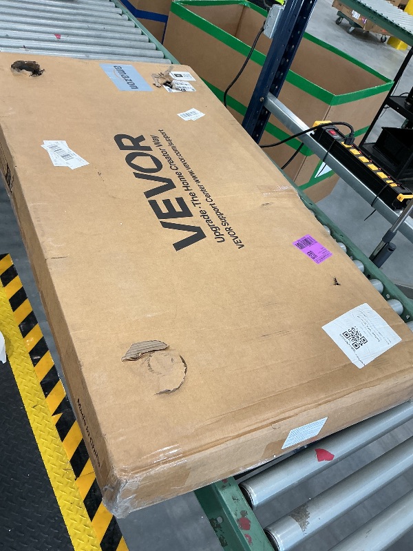 Photo 1 of VEVOR Stainless Steel Work Table 24x48x38 Inch, 4 Wheels, 3 Adjustable Shelves